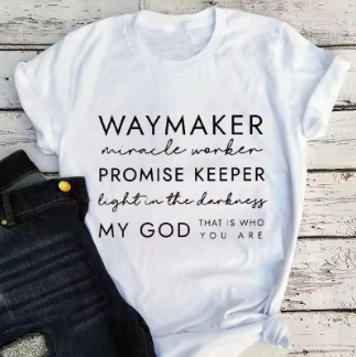 Waymaker Tee – Miracle Worker, Promise Keeper, Light in the Darkness
